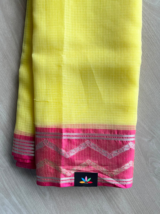 Woven Border Kota Saree - 34934