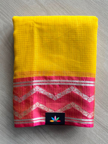 Woven Border Kota Saree - 34937