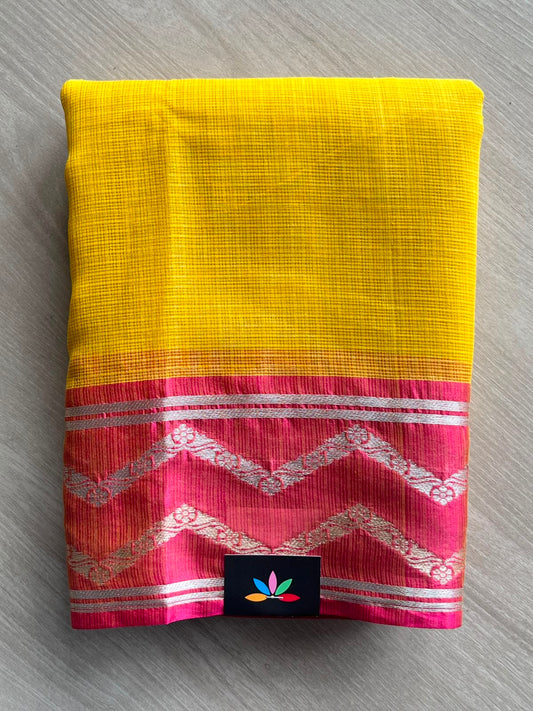 Woven Border Kota Saree - 34937