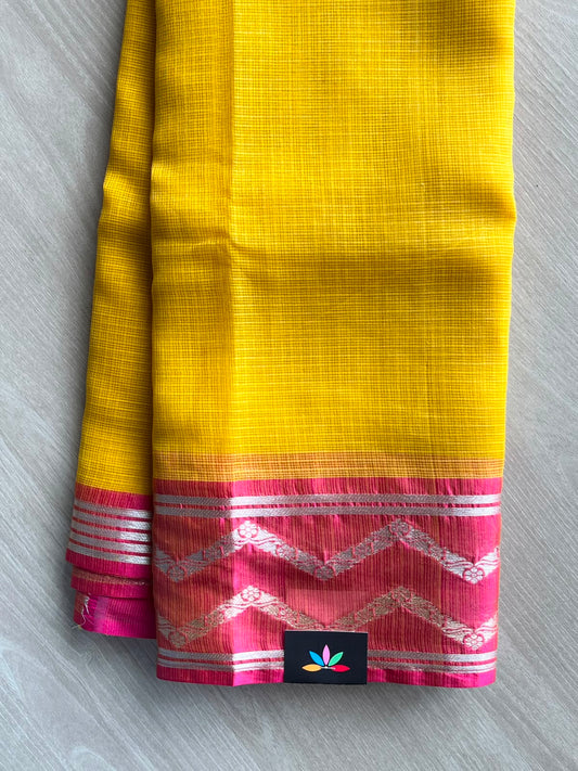 Woven Border Kota Saree - 34937
