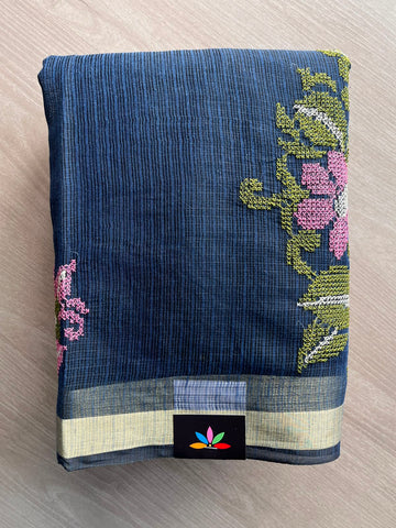 Simple Embroiderery Kota Saree - 34963