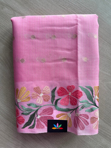 Floral Woven Border Kota Saree - 34969
