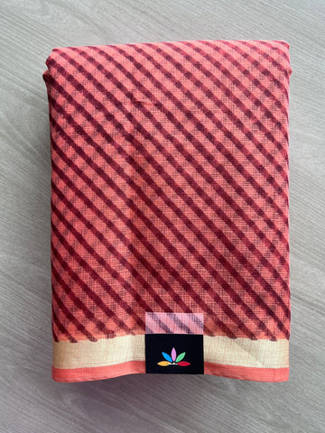 Simple Printed Blended Kota Saree - 35543