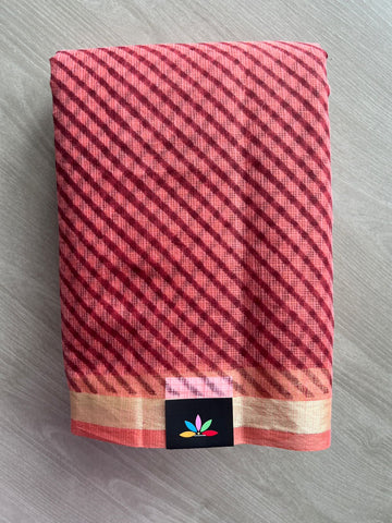 Simple Printed Blended Kota Saree - 35549