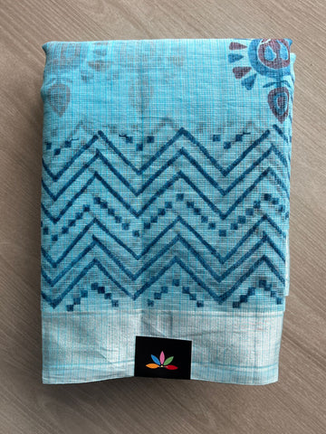Simple Printed Blended Kota Saree - 35576