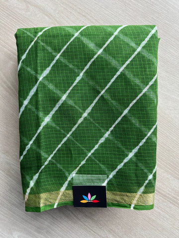Stripes Leheriya Kota Doria Saree- 35596