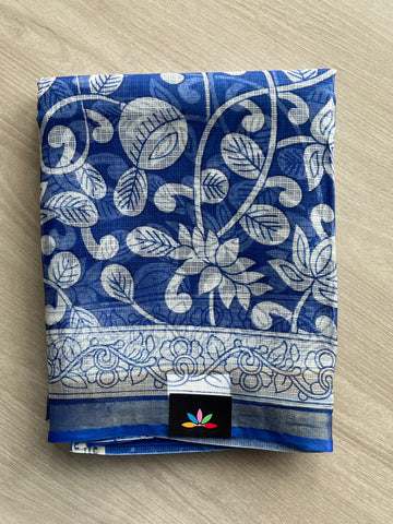Kalamkari Design Print Kota Silk Saree - 35608