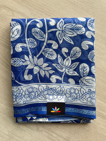 Kalamkari Design Print Kota Silk Saree - 35610