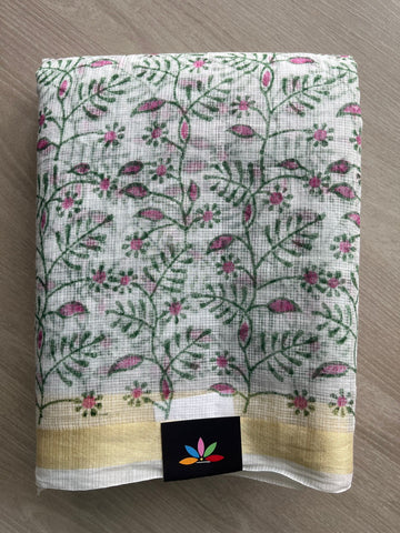 Simple Printed Blended Kota Saree - 35629