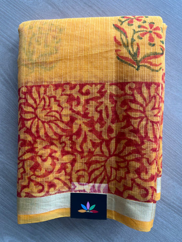 Simple Printed Blended Kota Saree - 35639