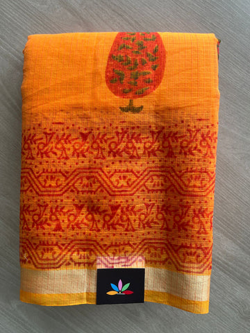 Simple Printed Blended Kota Saree - 35643