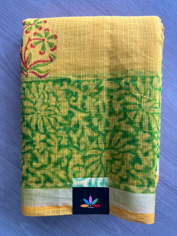 Simple Printed Blended Kota Saree - 35644