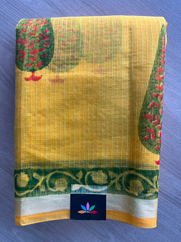 Simple Printed Blended Kota Saree - 35649