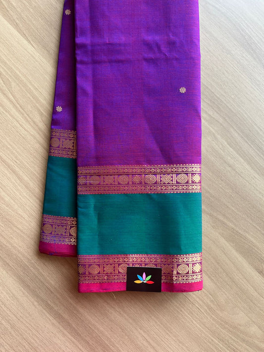 Rettapet Border Handloom Kanchi Silk Cotton Saree -13992