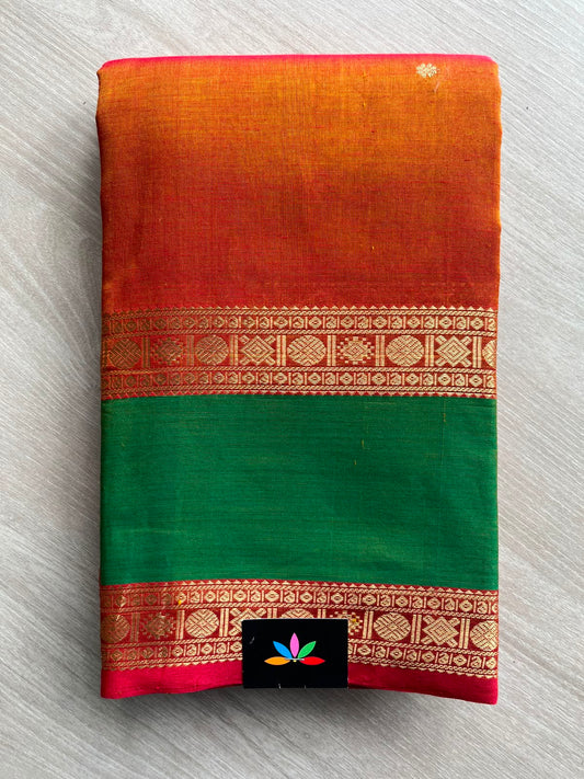 Rettapet Border Handloom Kanchi Silk Cotton Saree -13993