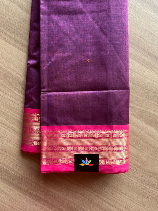 Orissa Weave Inspired Handloom Kanchi Silk Cotton Saree -13995