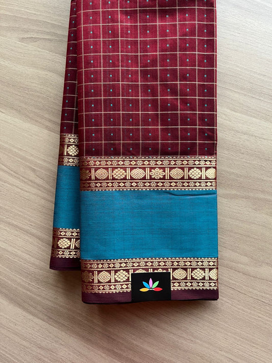 Handloom Lakshadeepam Kanchi Silk Cotton Saree -13997