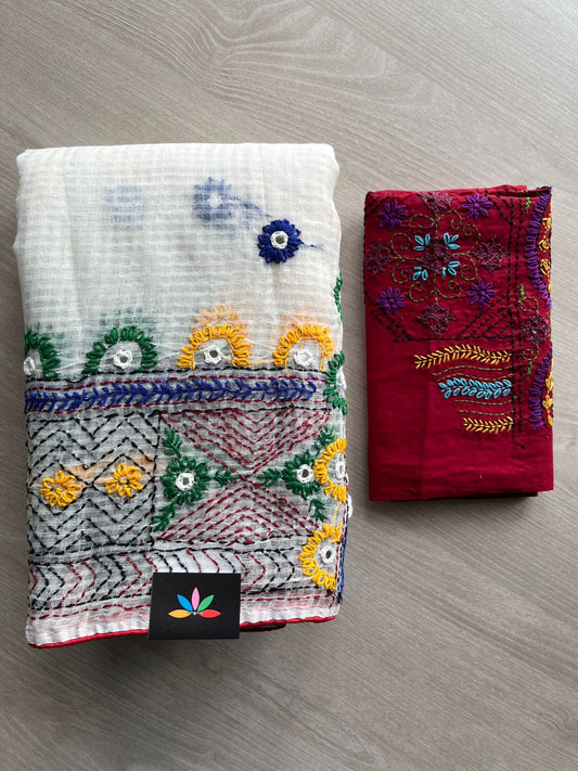 Handcrafted Resham Kota Lambani Saree - 32296