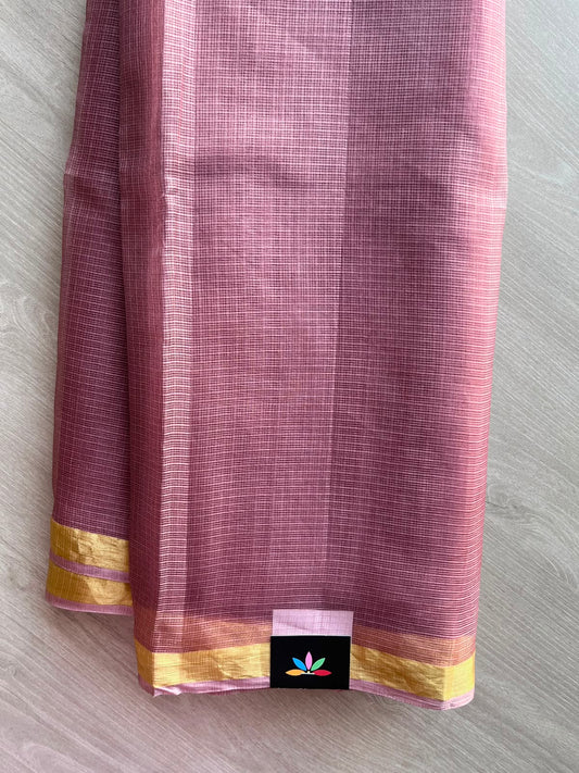 Small Border Kota Silk Saree - 34562