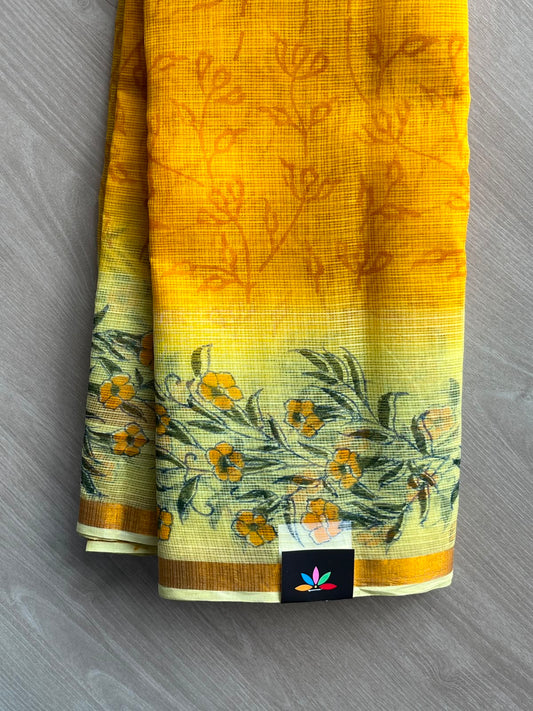 Block Printed Kota Saree - 34567