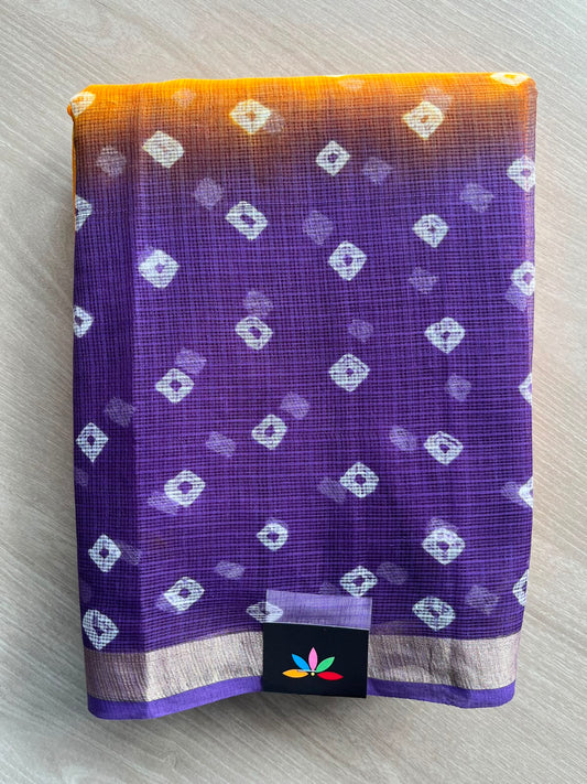 Block Printed Kota Saree - 34568