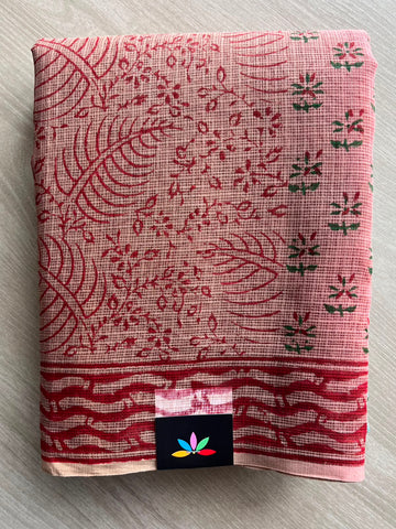 Block Printed Kota Saree - 34571