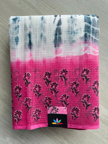 Block Printed Kota Saree - 34572
