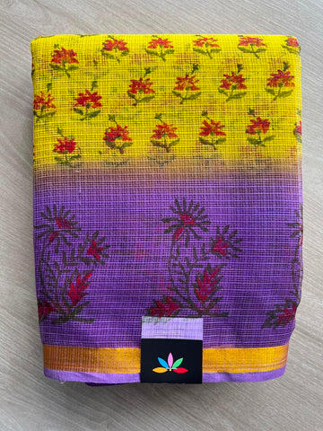 Block Printed Kota Saree - 34573