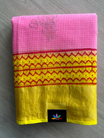 Block Printed Kota Saree - 34574