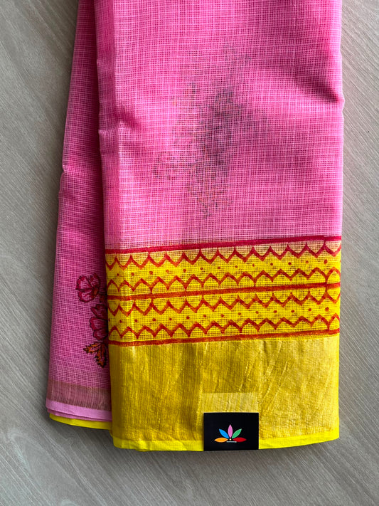 Block Printed Kota Saree - 34574