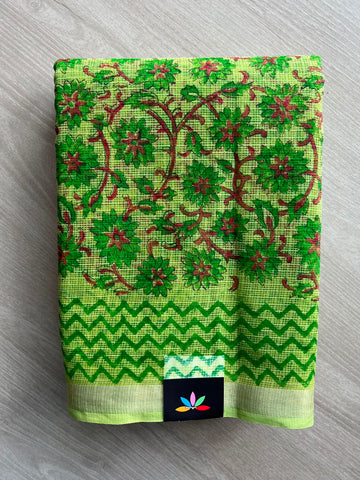 Block Printed Kota Saree - 34578