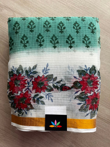 Block Printed Kota Saree - 34583