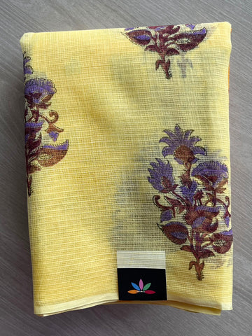 Block Printed Kota Saree - 34584