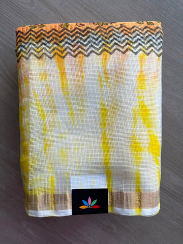 Block Printed Kota Saree - 34591