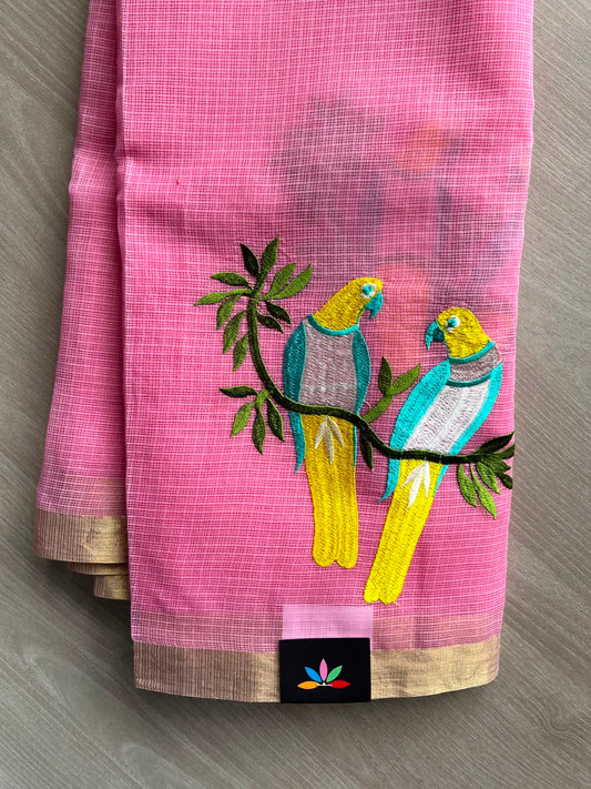 Designer Embroidered Kota Saree - 34661