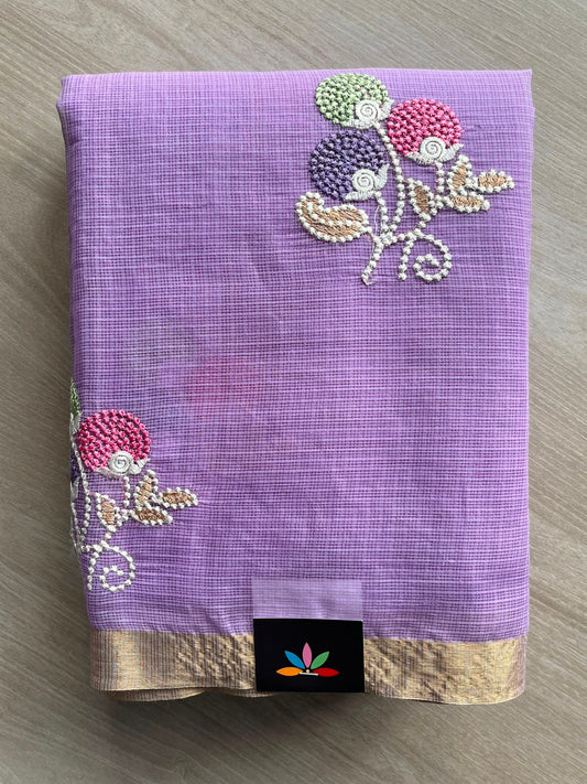 Designer Embroidered Kota Saree - 34663