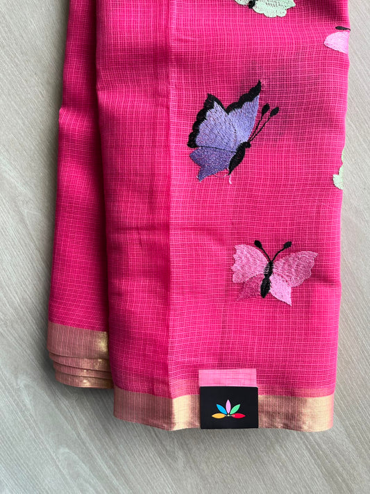 Designer Embroidered Kota Saree - 34664