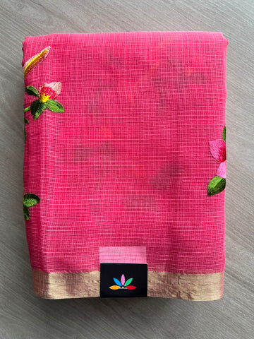 Designer Embroidered Kota Saree - 34666