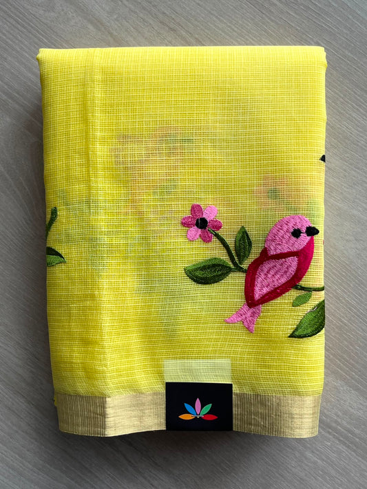 Designer Embroidered Kota Saree - 34669
