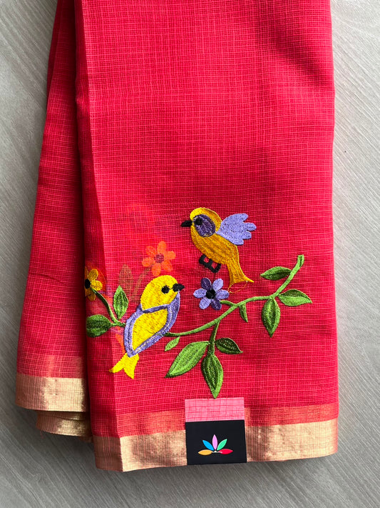 Designer Embroidered Kota Saree - 34670