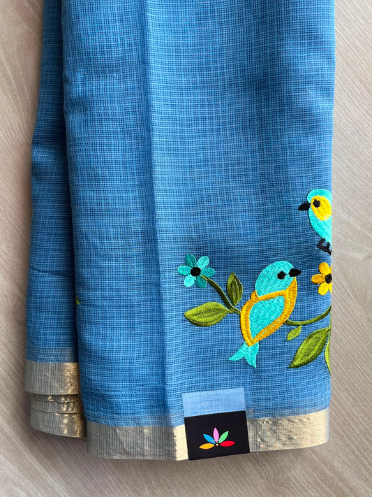 Designer Embroidered Kota Saree - 34672