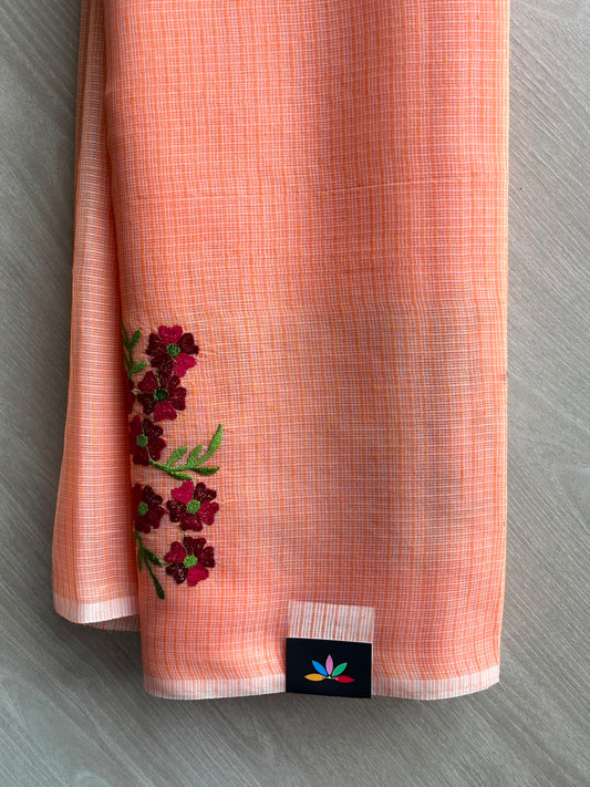 Designer Embroidered Kota Saree - 34692-34693
