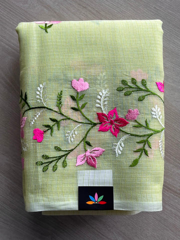 Designer Embroidered Kota Saree - 34708