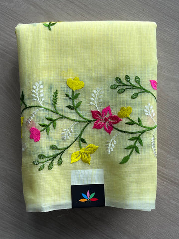 Designer Embroidered Kota Saree - 34712