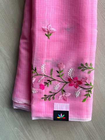 Designer Embroidered Kota Saree - 34713