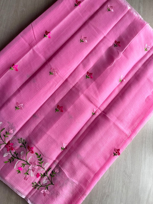 Designer Embroidered Kota Saree - 34713