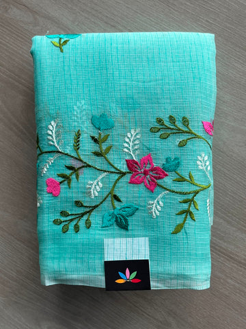 Designer Embroidered Kota Saree - 34718