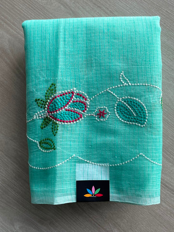 Designer Embroidered Kota Saree - 34720