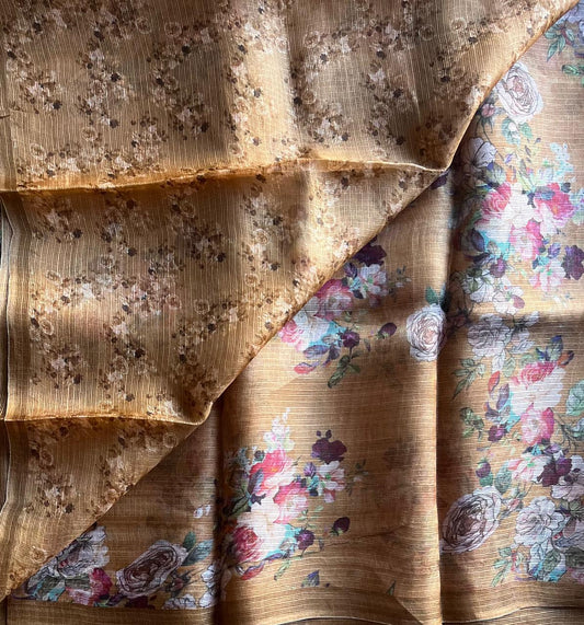 Digital Printed Pure Kota Silk Saree - 23345