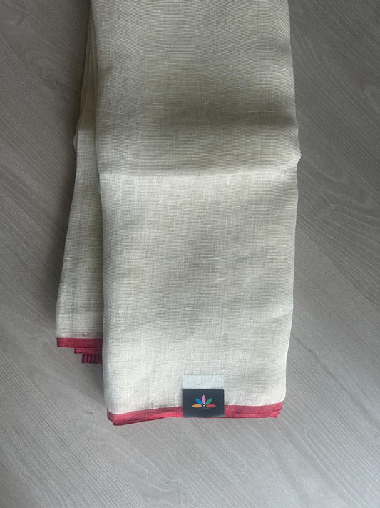 Tissue Linen Saree-23638